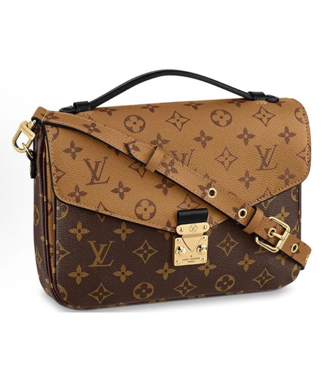 LOUIS VUITTON Коричневая сумка через плечо, фото 5