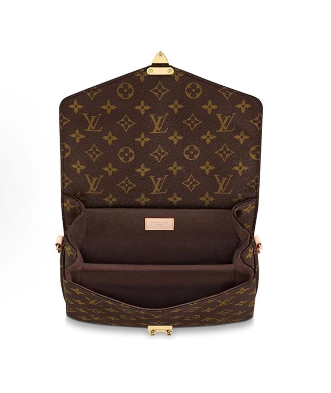 LOUIS VUITTON Коричневая сумка через плечо, фото 3