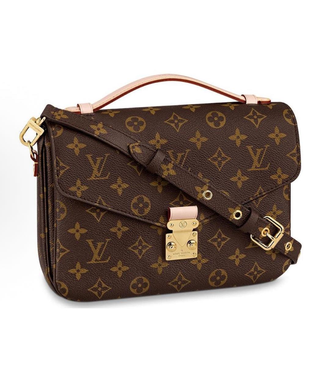 LOUIS VUITTON Коричневая сумка через плечо, фото 6