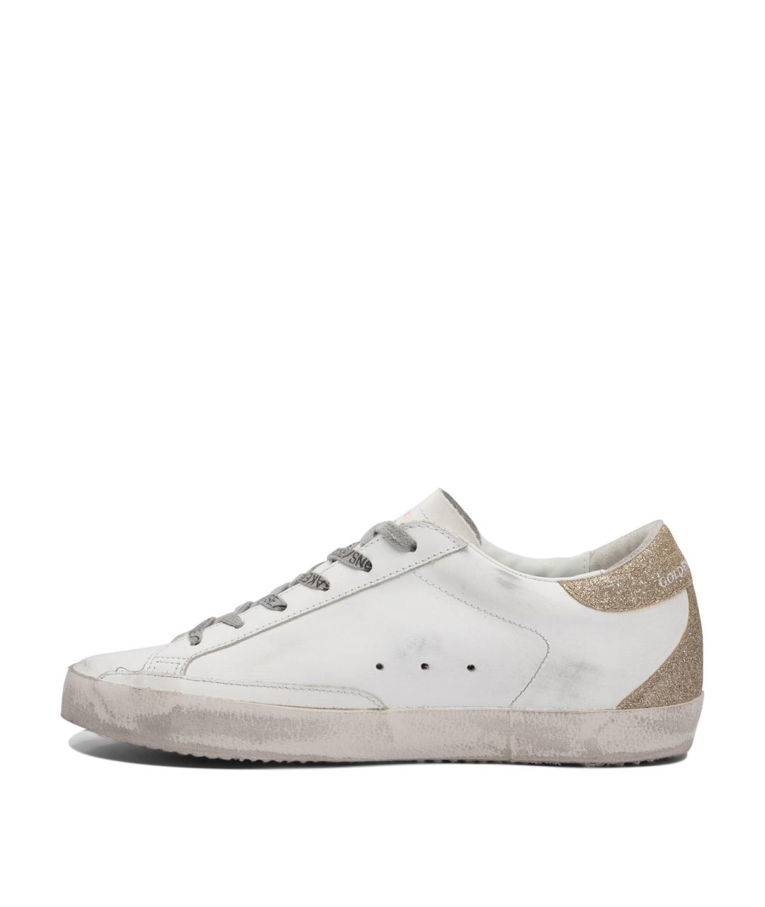 GOLDEN GOOSE DELUXE BRAND Белые кожаные кеды, фото 3