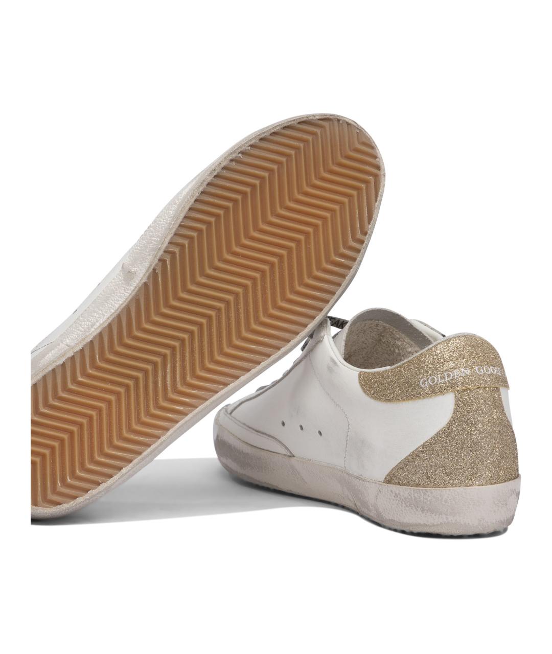 GOLDEN GOOSE DELUXE BRAND Белые кожаные кеды, фото 5