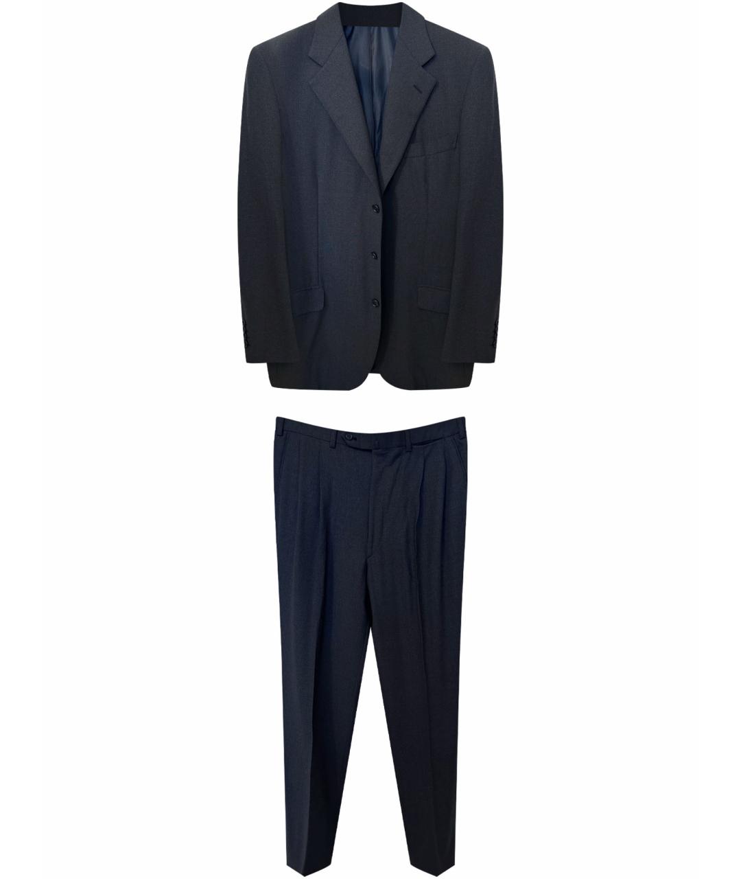 BRIONI Антрацитовый классический костюм, фото 1