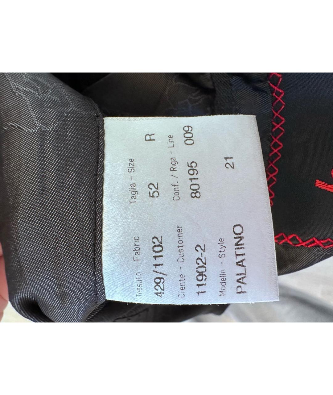 BRIONI Антрацитовый классический костюм, фото 4