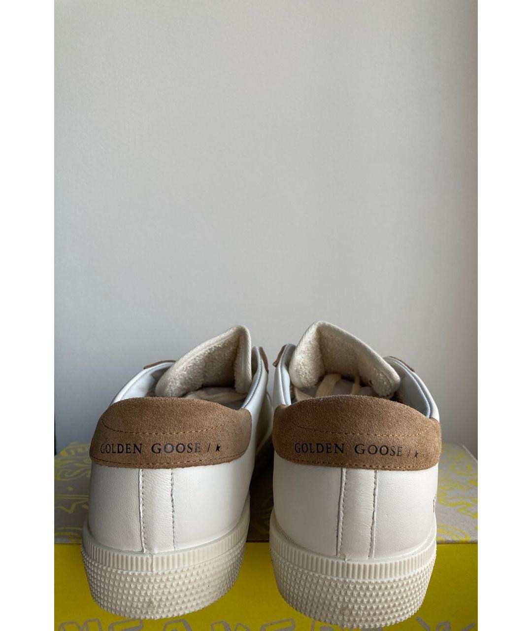 GOLDEN GOOSE DELUXE BRAND Кожаные кеды, фото 4