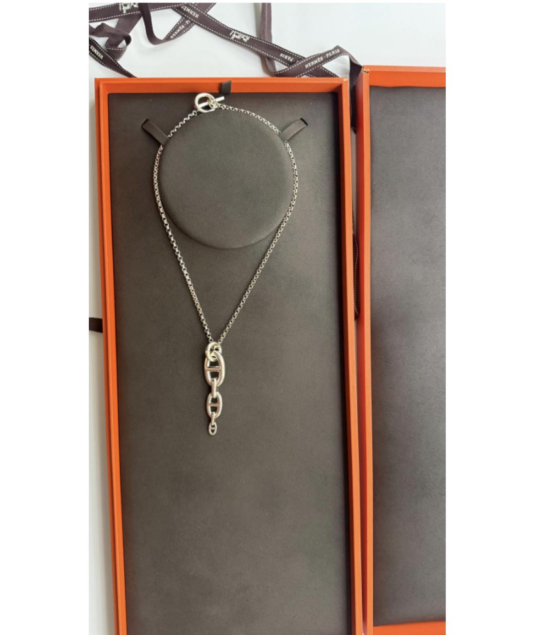 HERMES Серебряная серебряная подвеска, фото 2