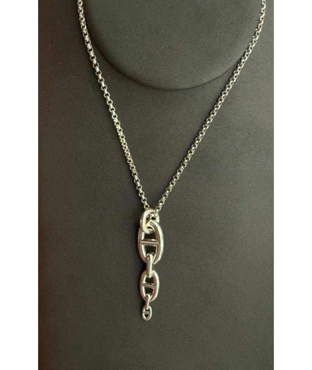 HERMES Серебряная серебряная подвеска, фото 3