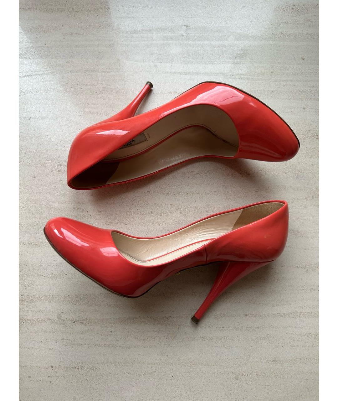 PRADA Красные туфли из лакированной кожи, фото 7