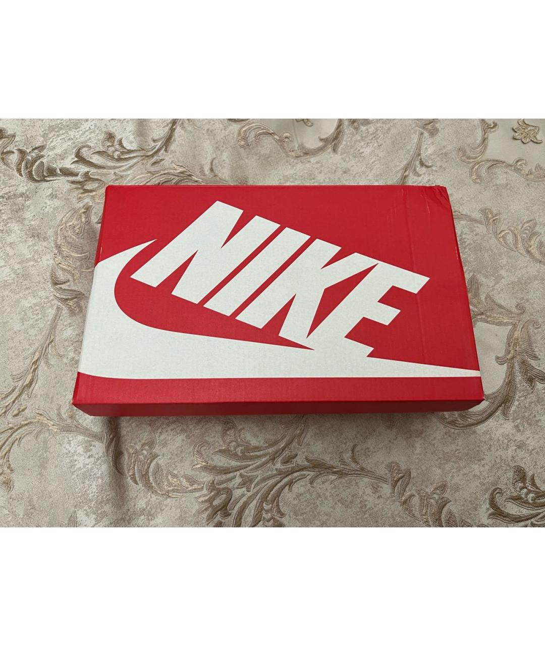 NIKE Хаки кожаные кеды, фото 5