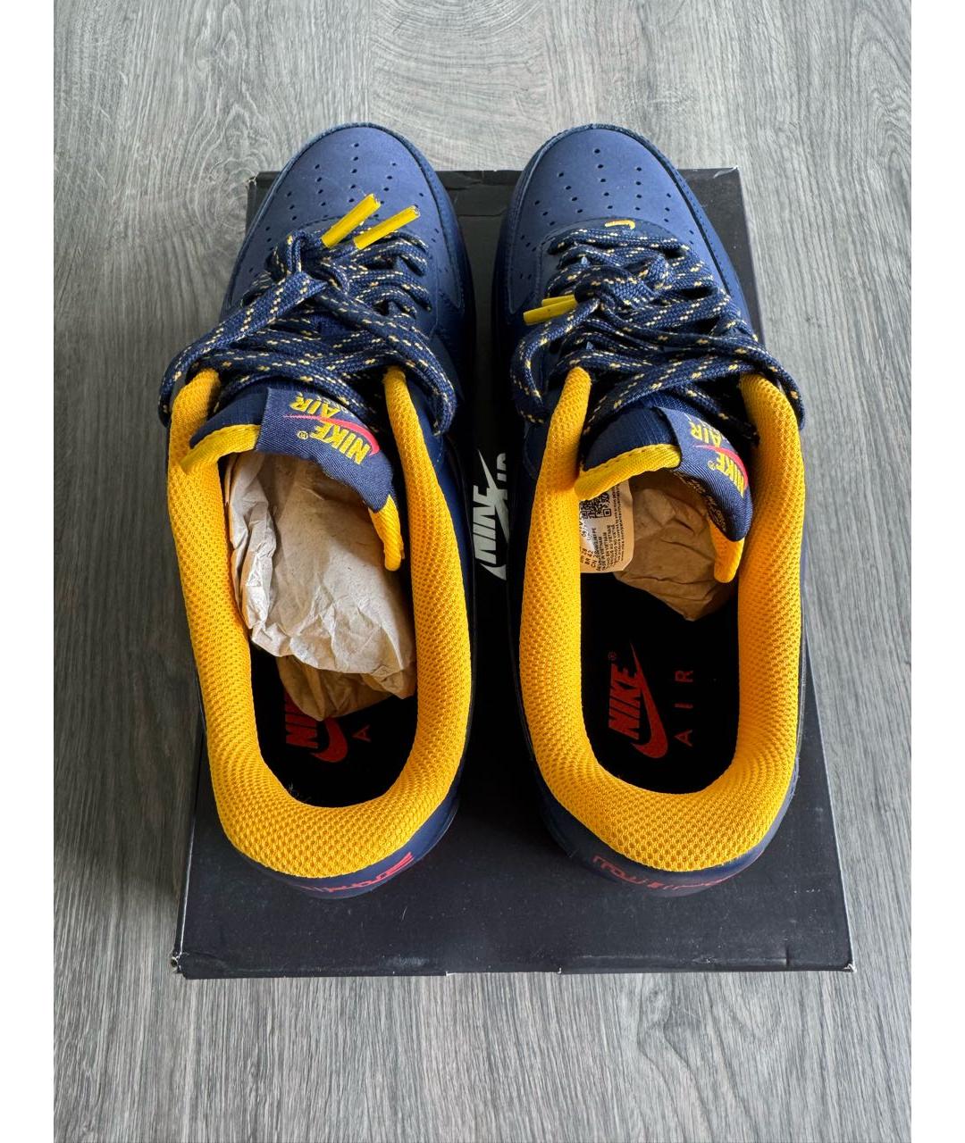 NIKE Темно-синие низкие кроссовки / кеды, фото 3