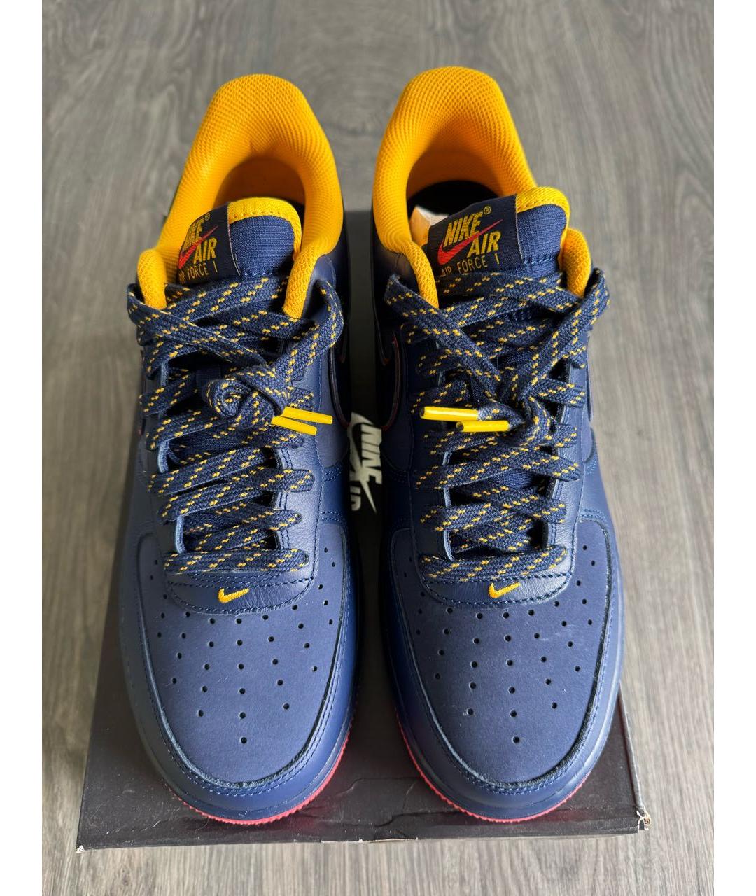 NIKE Темно-синие низкие кроссовки / кеды, фото 2