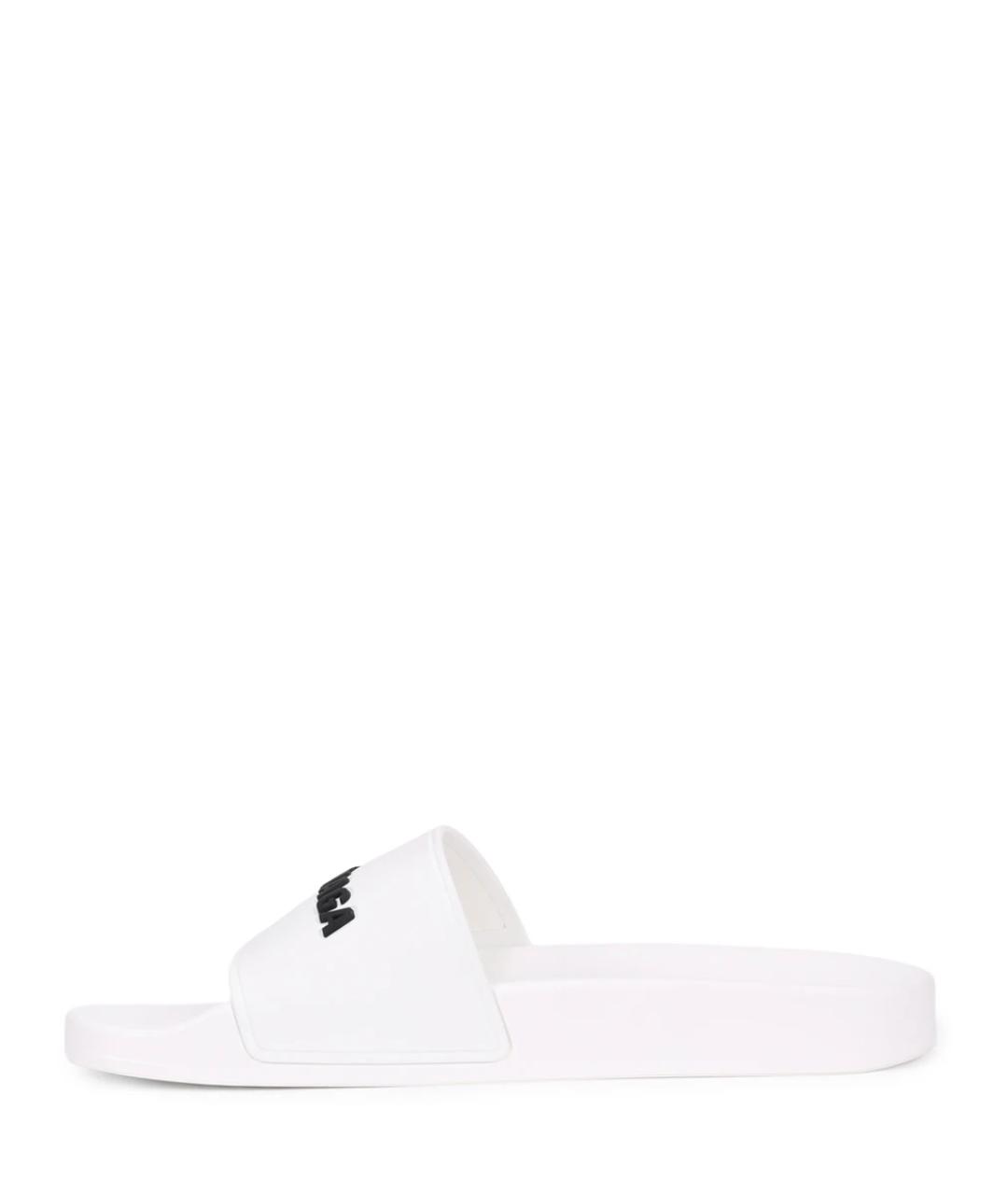BALENCIAGA Белые шлепанцы, фото 3