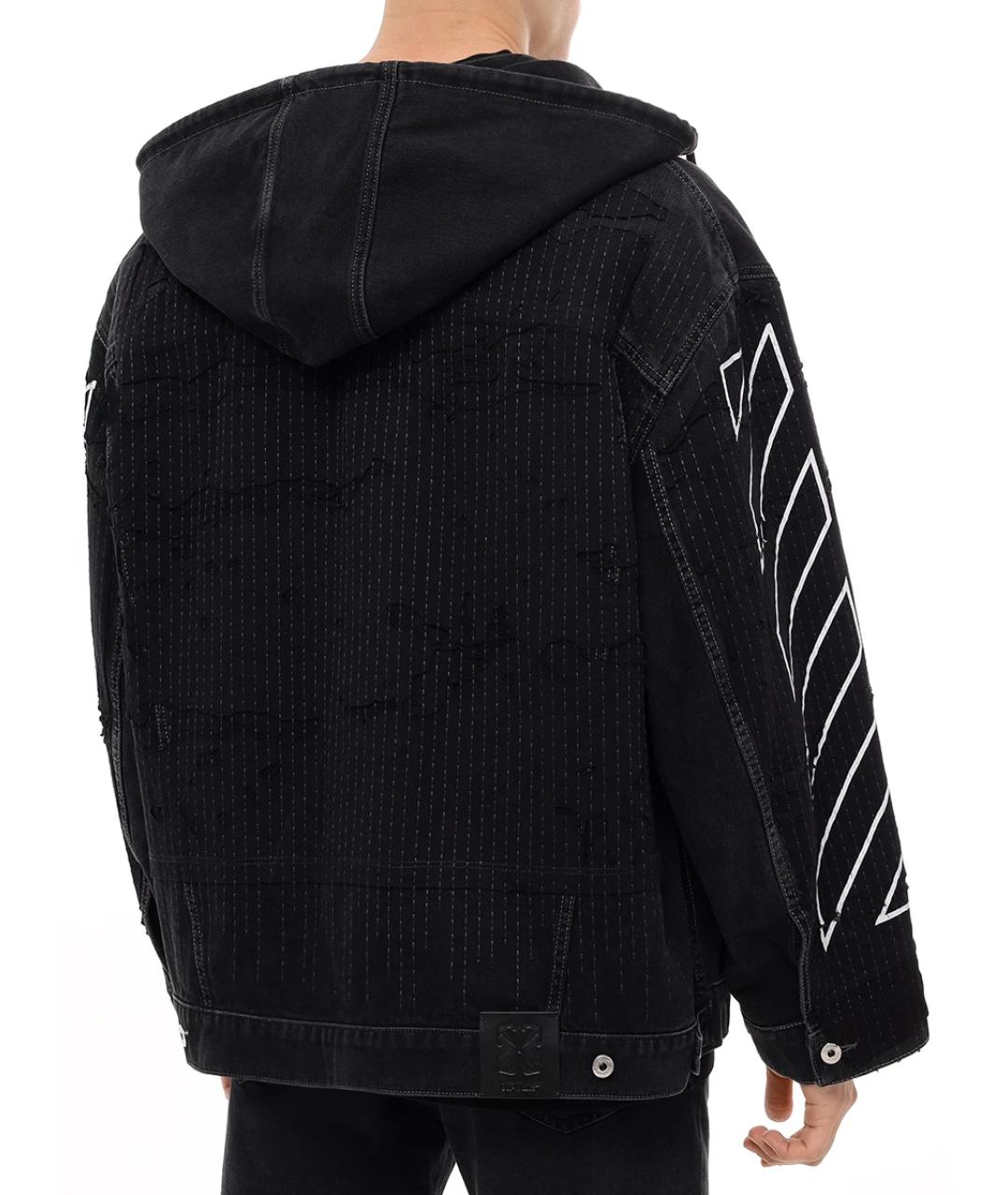 OFF-WHITE Черная куртка, фото 3