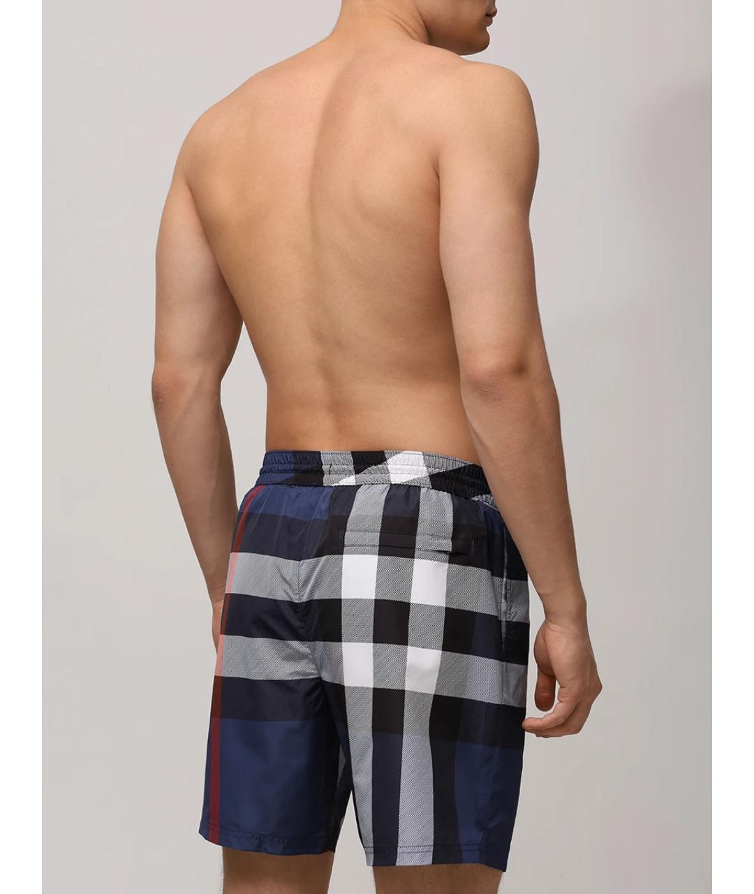BURBERRY Синие шорты, фото 3