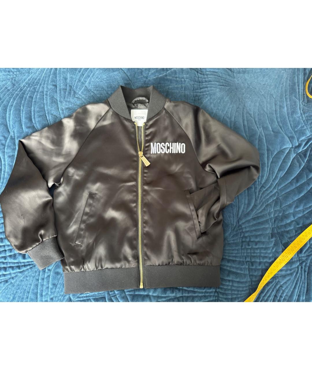 MOSCHINO Черный полиэстеровый жакет / жилет, фото 9