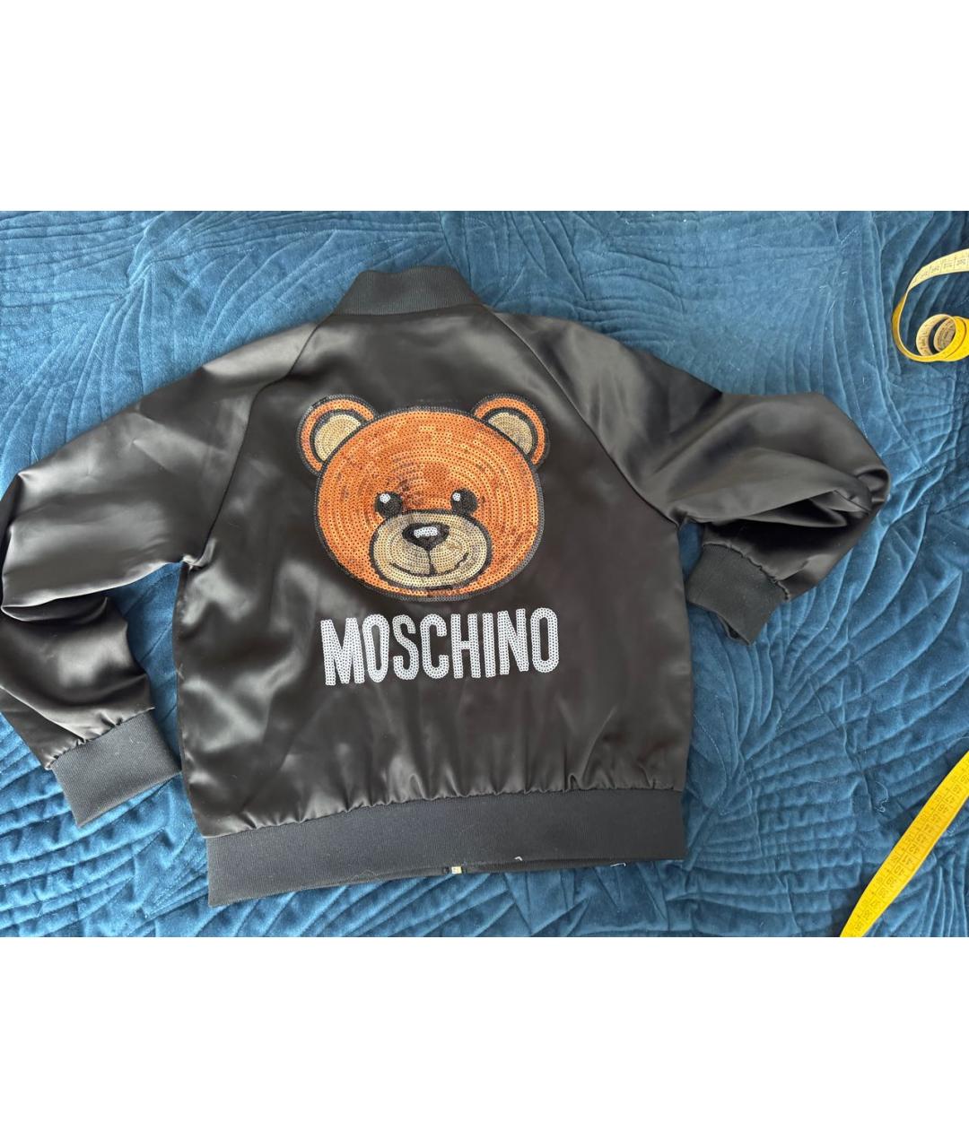 MOSCHINO Черный полиэстеровый жакет / жилет, фото 2
