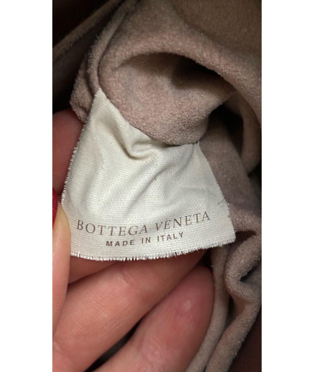 BOTTEGA VENETA Коричневая кожаная сумка тоут, фото 8