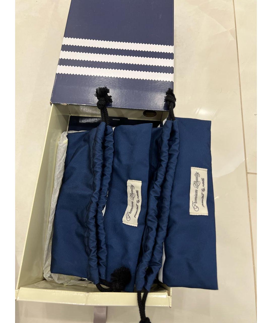 ADIDAS Бежевые низкие кроссовки / кеды из экзотической кожи, фото 6