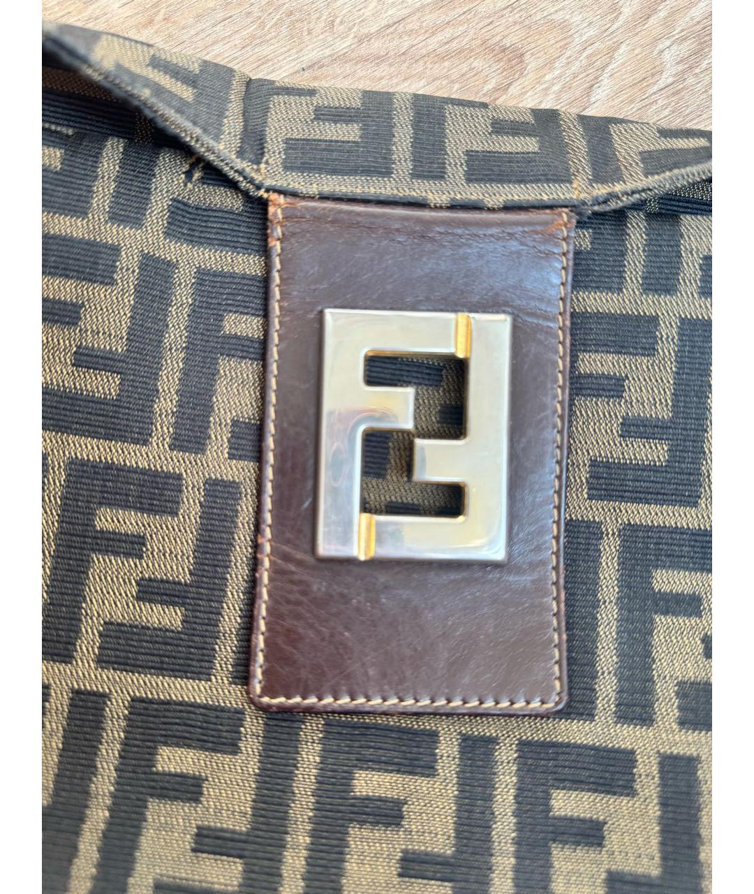 FENDI Коричневая сумка через плечо, фото 6
