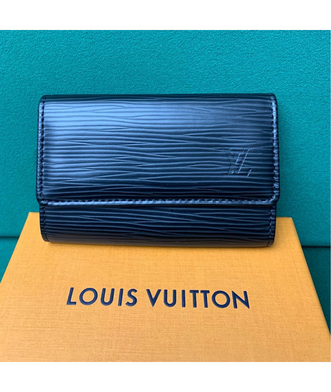 LOUIS VUITTON Черная ключница, фото 2