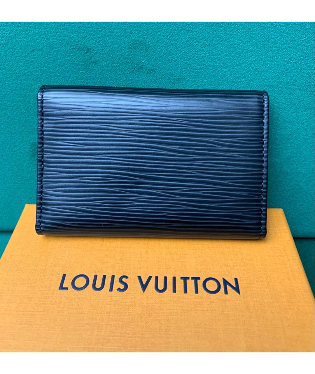 LOUIS VUITTON Черная ключница, фото 3