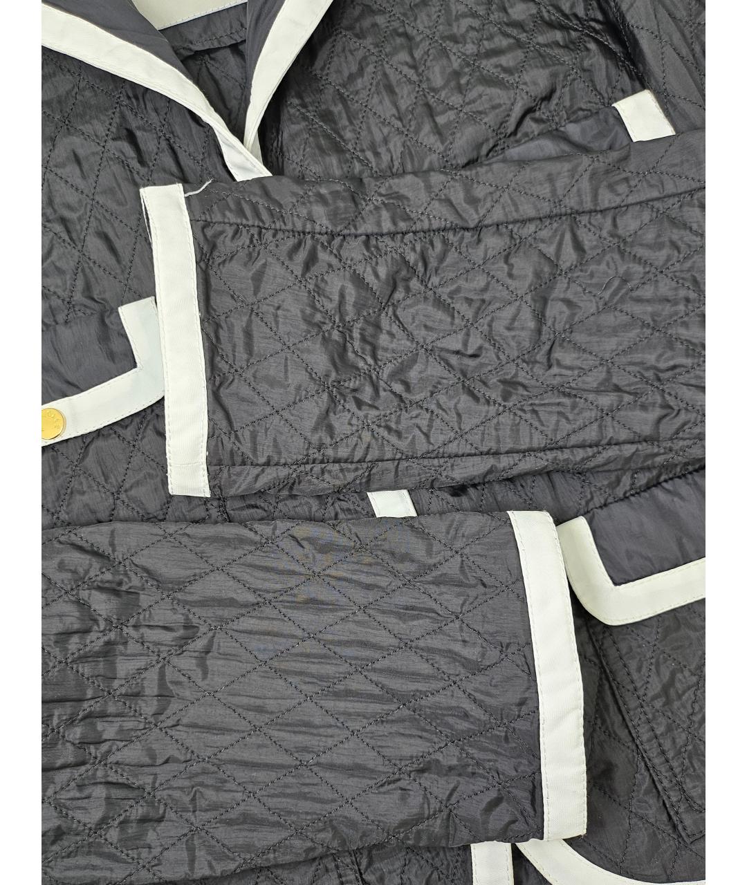MONCLER Черная полиамидовая куртка, фото 5