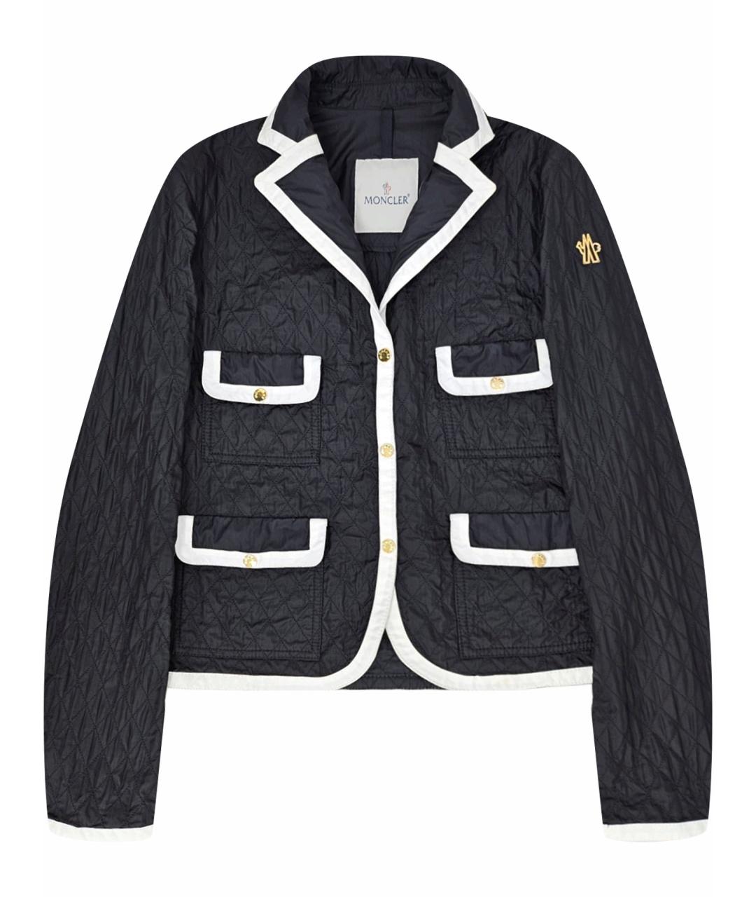MONCLER Черная полиамидовая куртка, фото 1