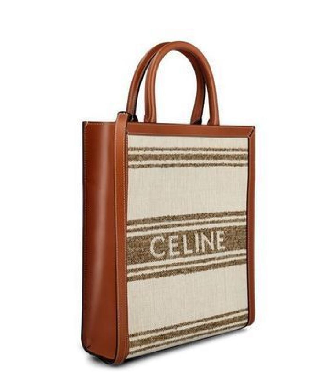 CELINE Коричневая сумка тоут, фото 2