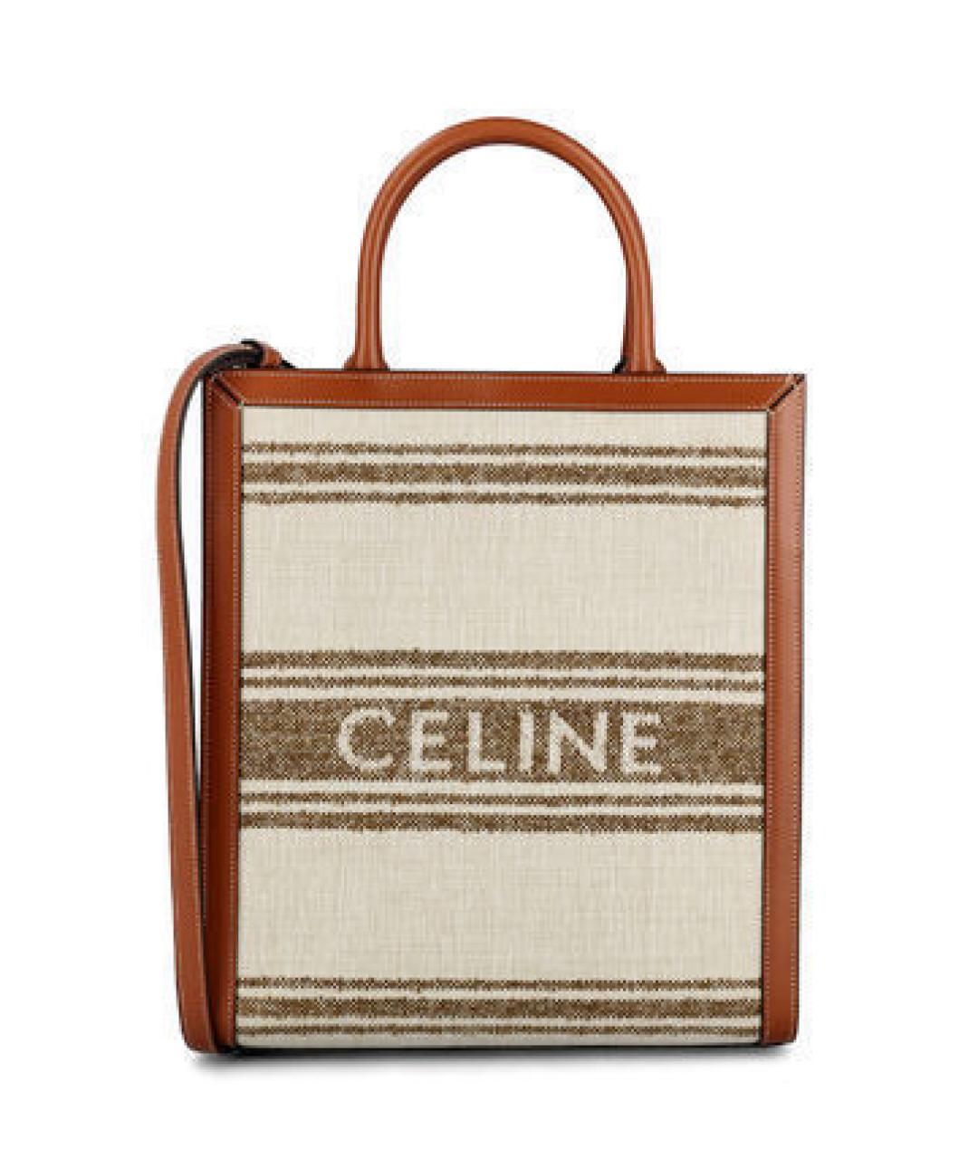 CELINE Коричневая сумка тоут, фото 1