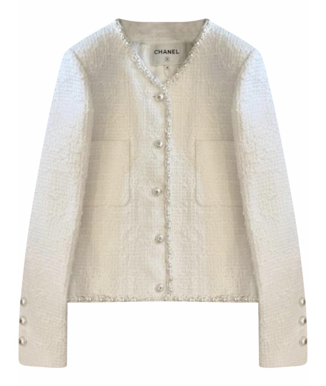 CHANEL Белая куртка, фото 1