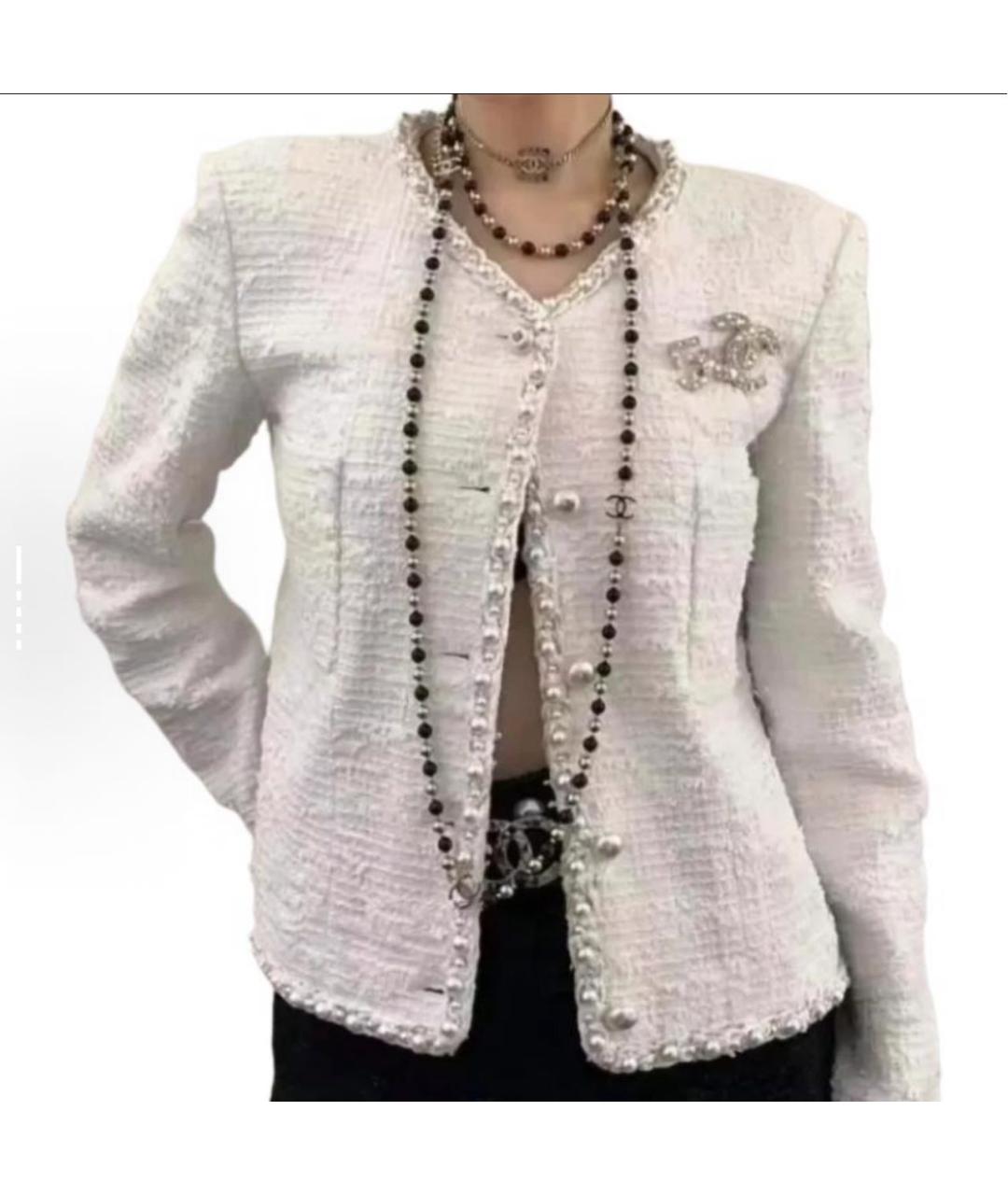 CHANEL Белая куртка, фото 3