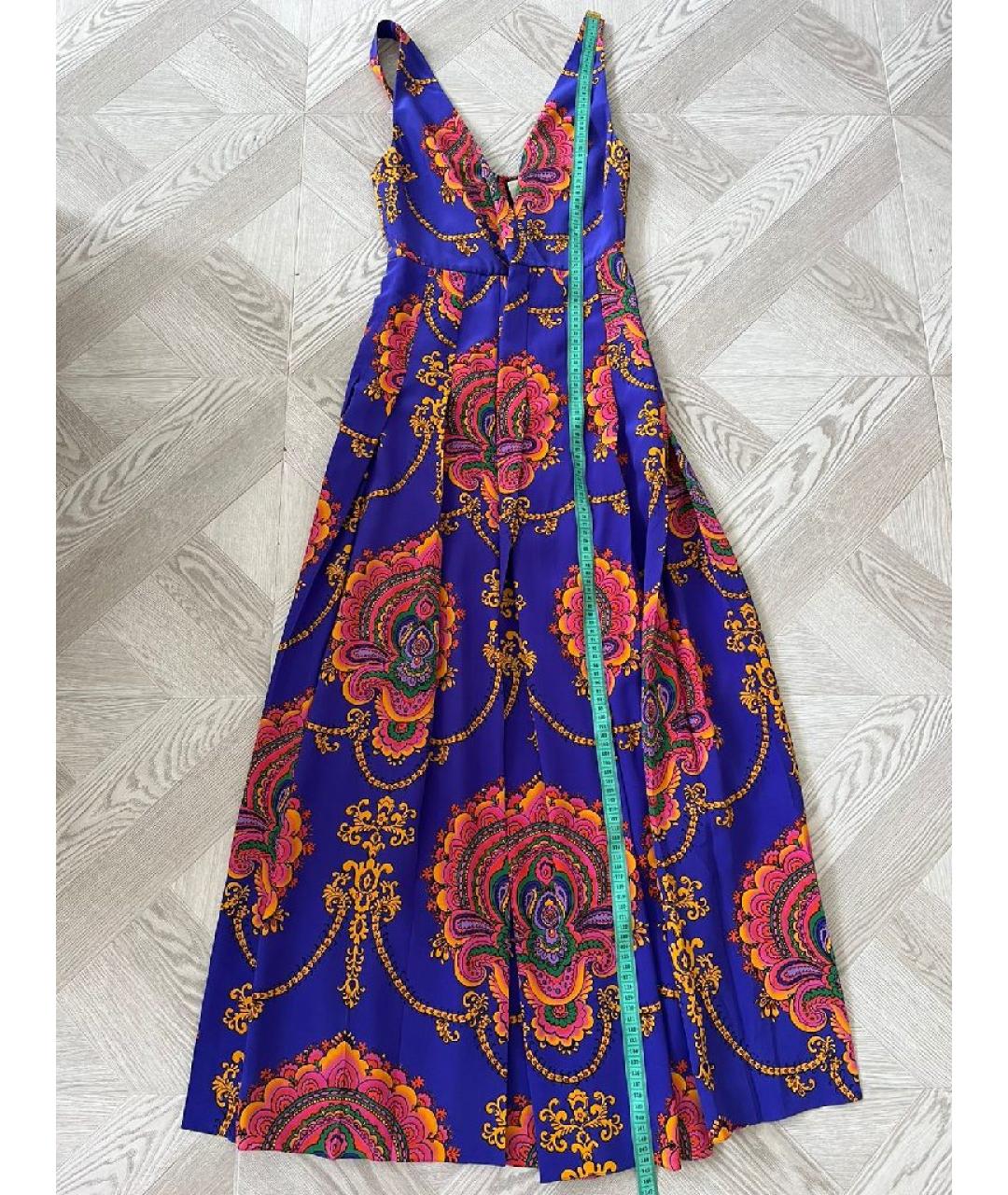 GUCCI Фиолетовое шелковое повседневное платье, фото 6