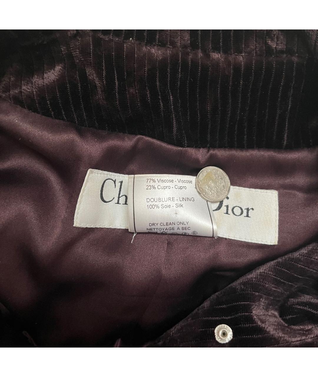CHRISTIAN DIOR Бордовая куртка, фото 6