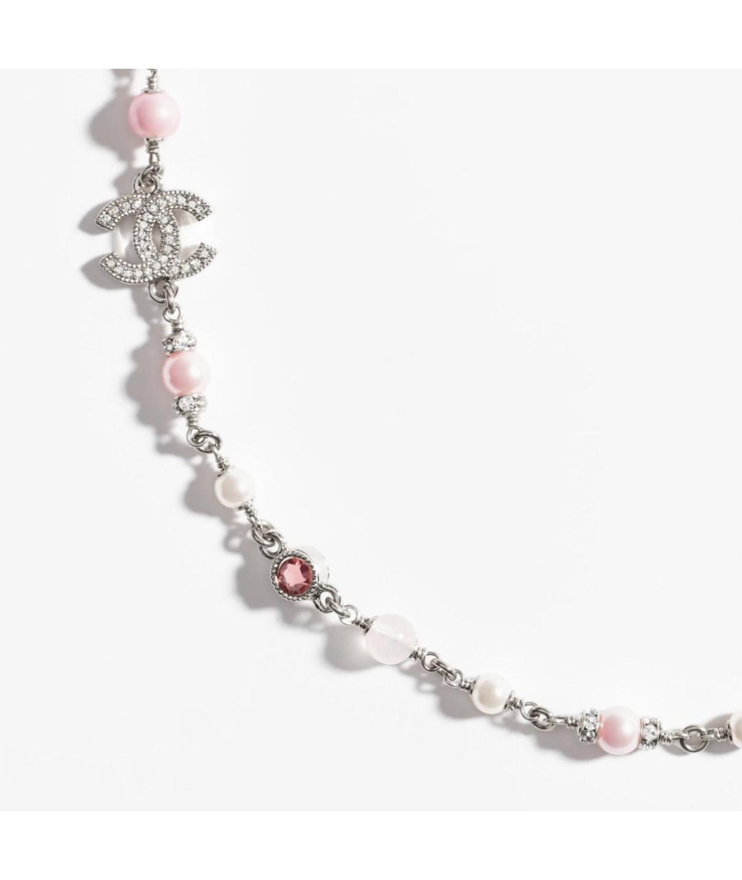 CHANEL Серебряное металлическое колье, фото 3