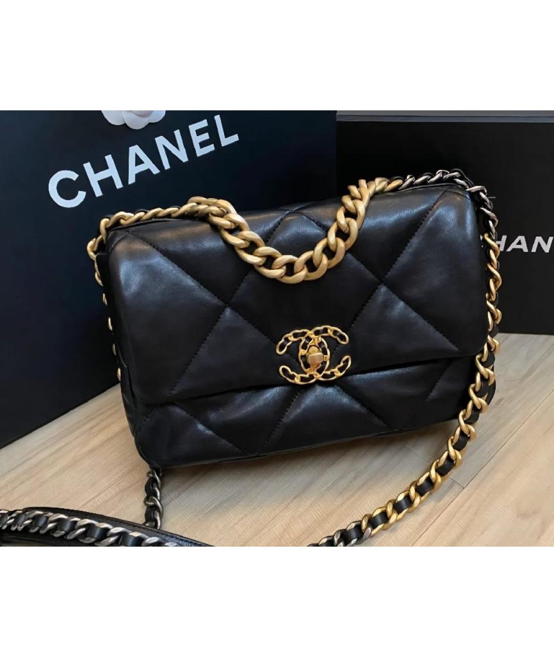 CHANEL Черная сумка через плечо, фото 4