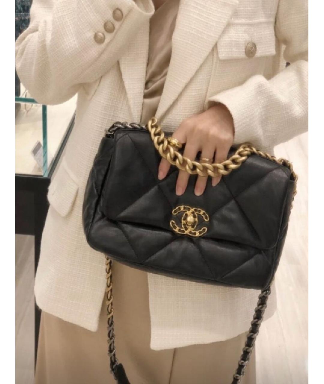 CHANEL Черная сумка через плечо, фото 8