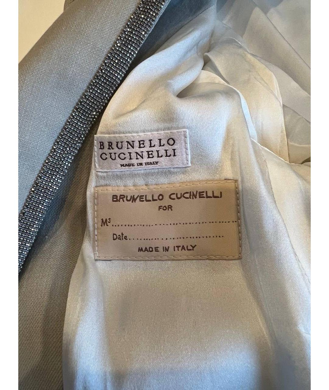 BRUNELLO CUCINELLI Бежевый костюм с брюками, фото 3