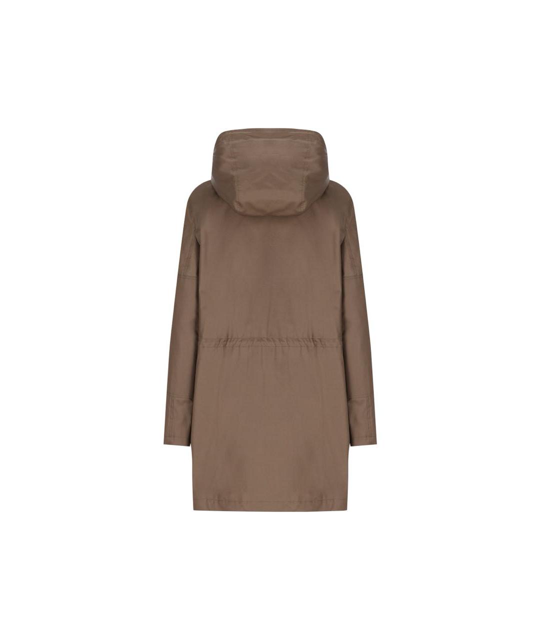 BURBERRY Зеленая хлопковая парка, фото 2