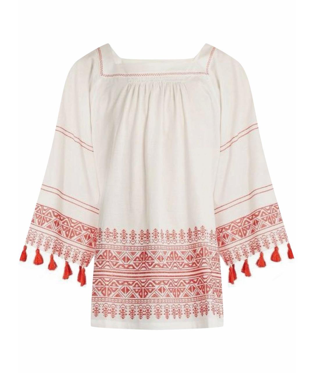 WEEKEND MAX MARA Белая хлопковая блузы, фото 1