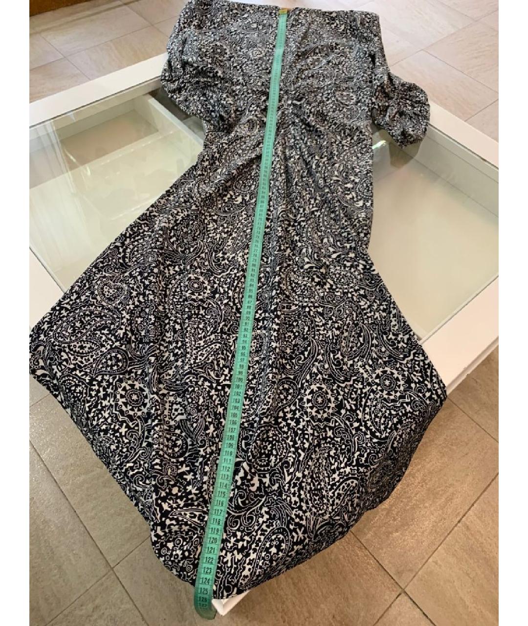 ISABEL MARANT Черное шелковое повседневное платье, фото 9
