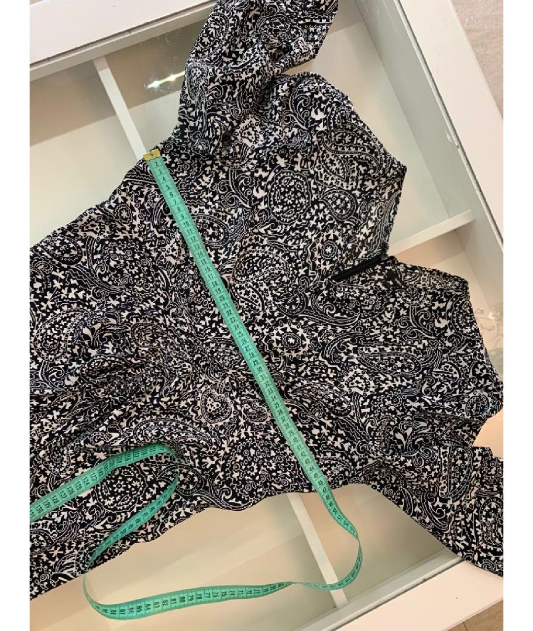 ISABEL MARANT Черное шелковое повседневное платье, фото 7