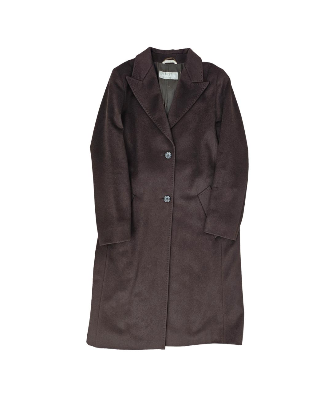 MAX MARA Коричневое кашемировое пальто, фото 3