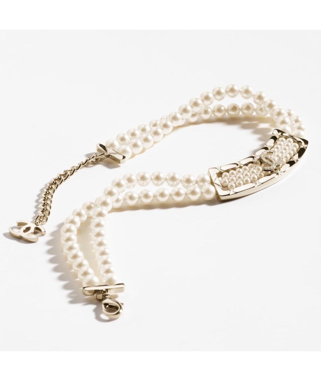 CHANEL Золотое жемчужное колье, фото 2