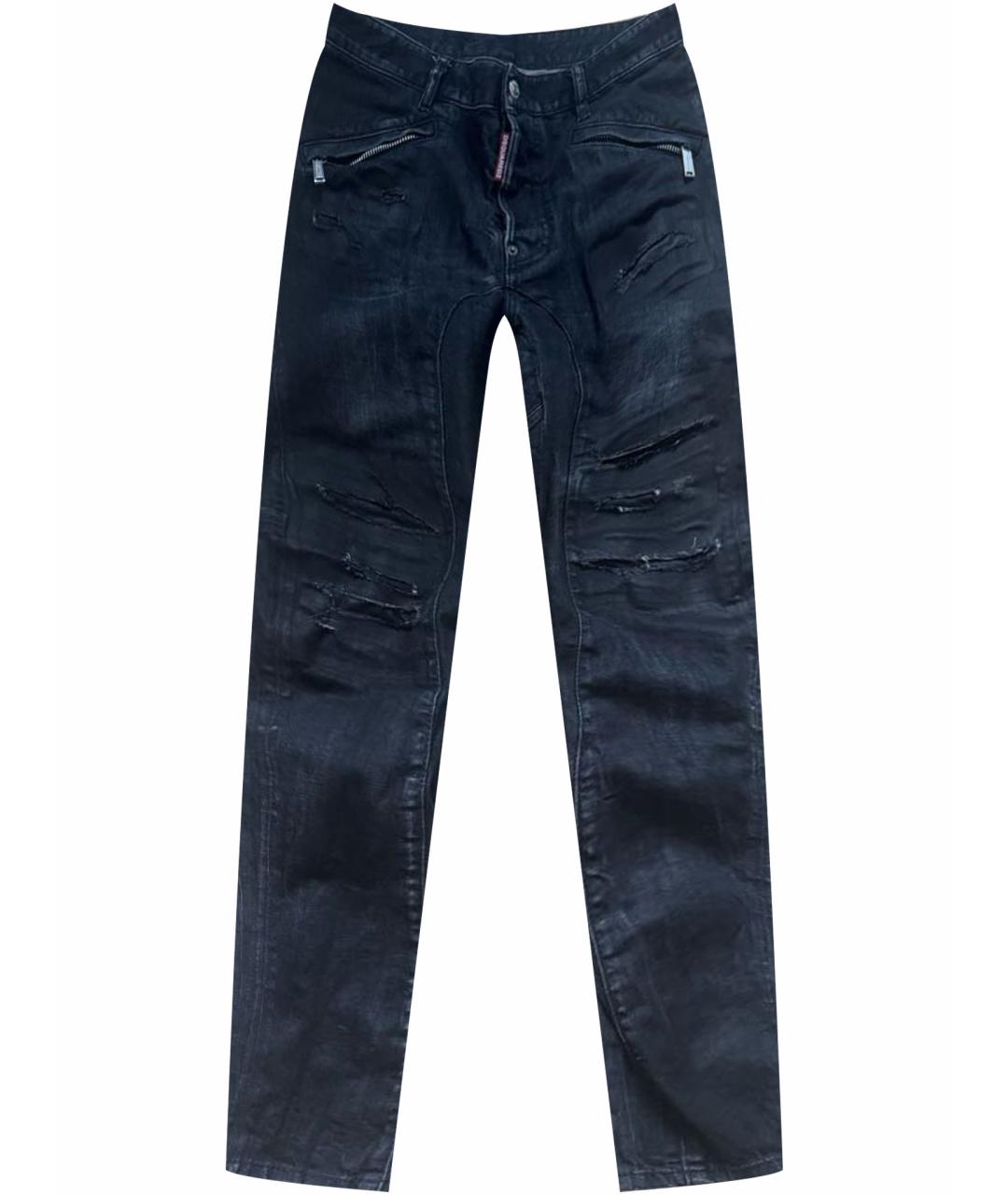 DSQUARED2 Черные прямые джинсы, фото 1