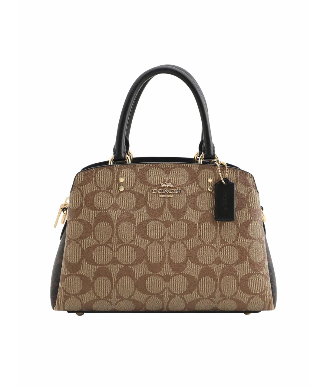 COACH Коричневая кожаная сумка тоут, фото 1