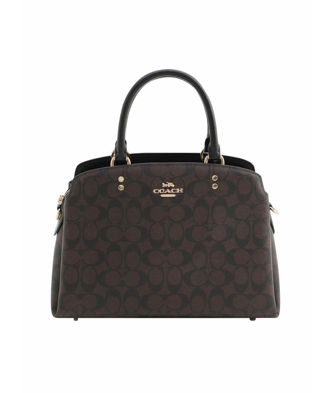 COACH Коричневая кожаная сумка тоут, фото 1
