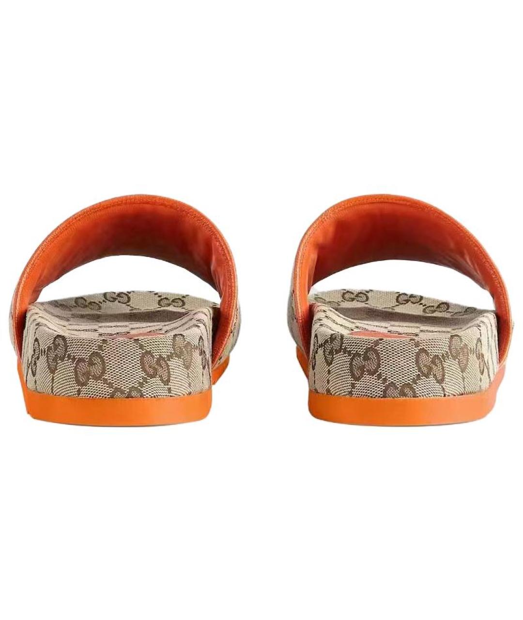 GUCCI Бежевые шлепанцы, фото 5