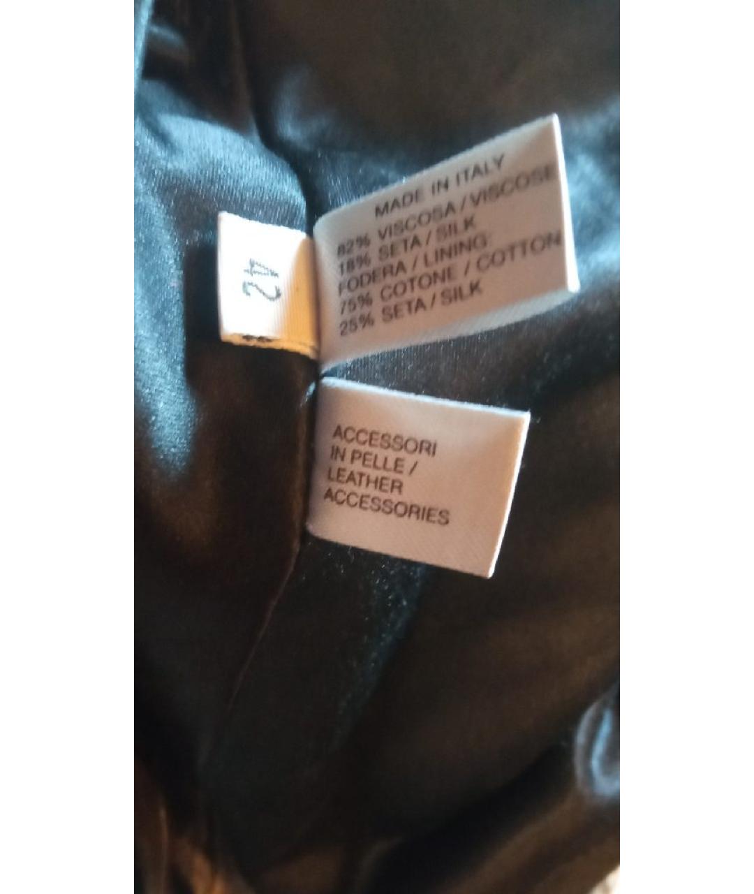 BOTTEGA VENETA Бежевая вискозная юбка миди, фото 6
