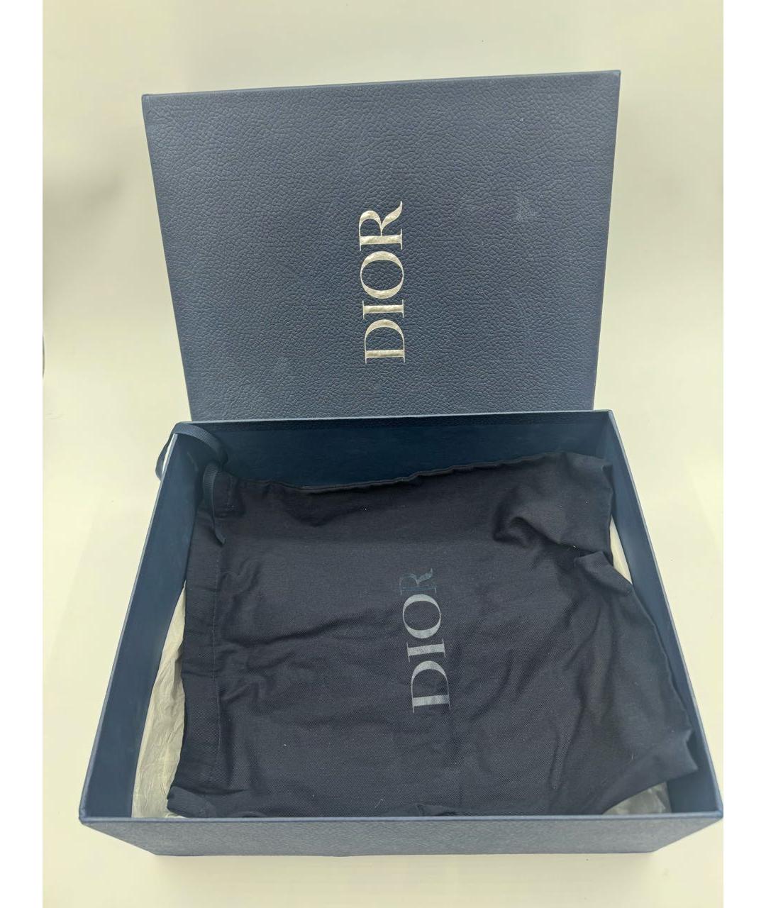 CHRISTIAN DIOR Черные текстильные кеды, фото 5