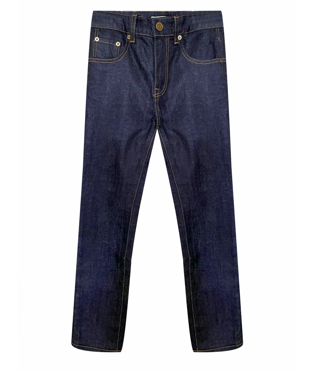BURBERRY Синие деним брюки и шорты, фото 1