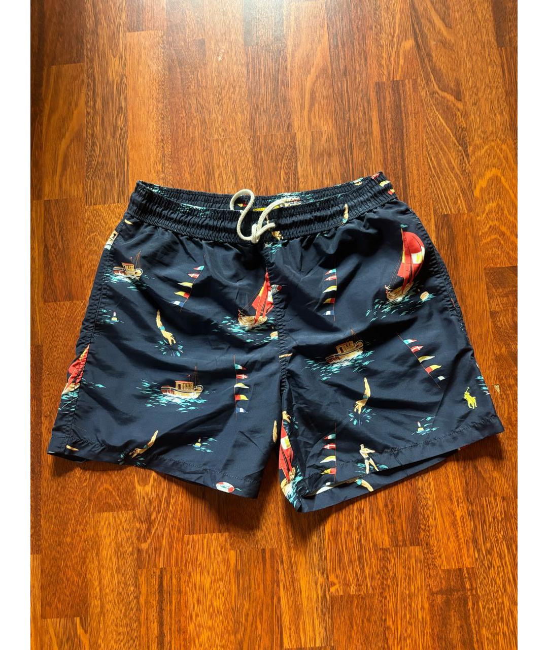 POLO RALPH LAUREN Мульти полиэстеровые шорты, фото 9